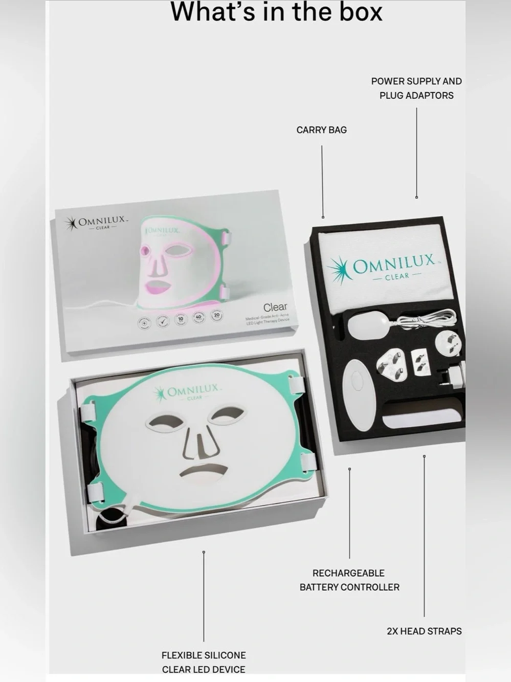 NIB Omnilux Contour Face LED Madk Device